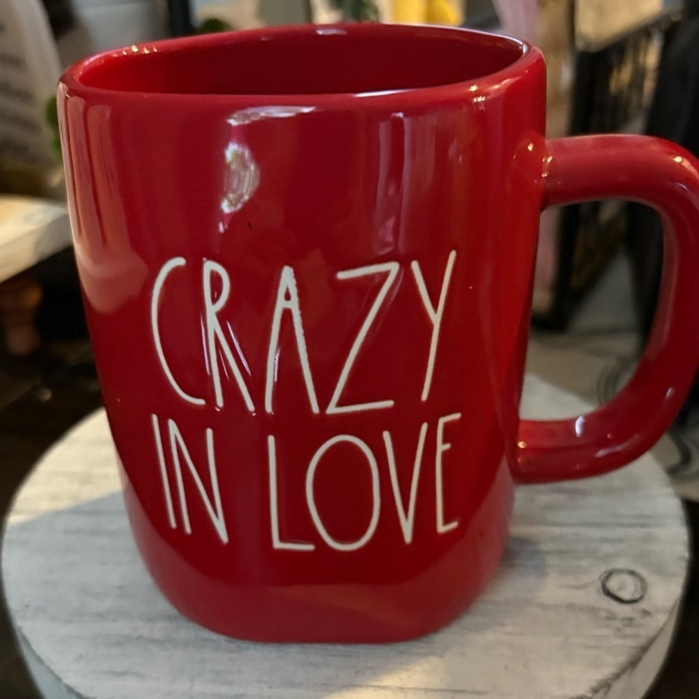 Rae Dunn Red 'Crazy In Love' Mug